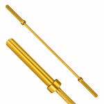 Barra Olímpica 35 lb roles Dorada